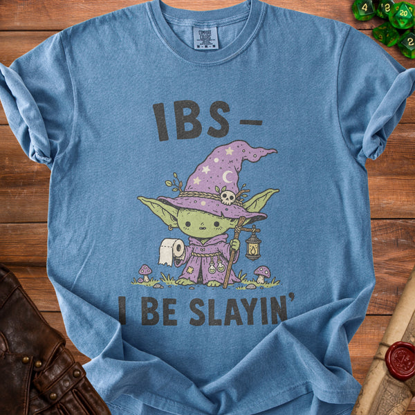 Slayin' Wizard T-Shirt in Blue Jean