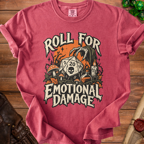 Emotional Damage T-Shirt in Crimson