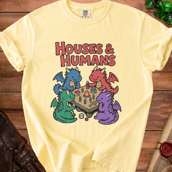 Houses & Humans Inner Dragon T-Shirt in Butter