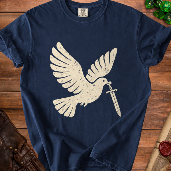 Dagger Dove T-Shirt in True Navy