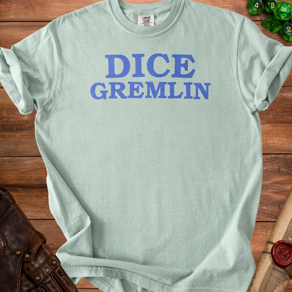 Dice Gremlin T-shirt in Bay