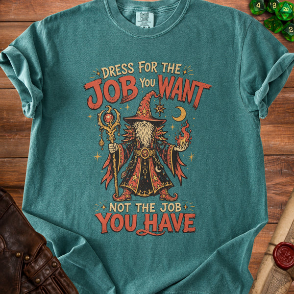 Wizard Job T-shirt in Blue Spruce