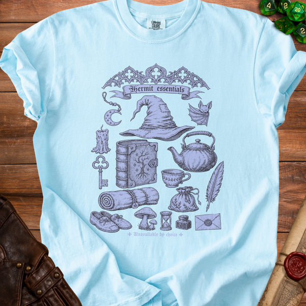 Hermit Essentials T-Shirt in Chambray