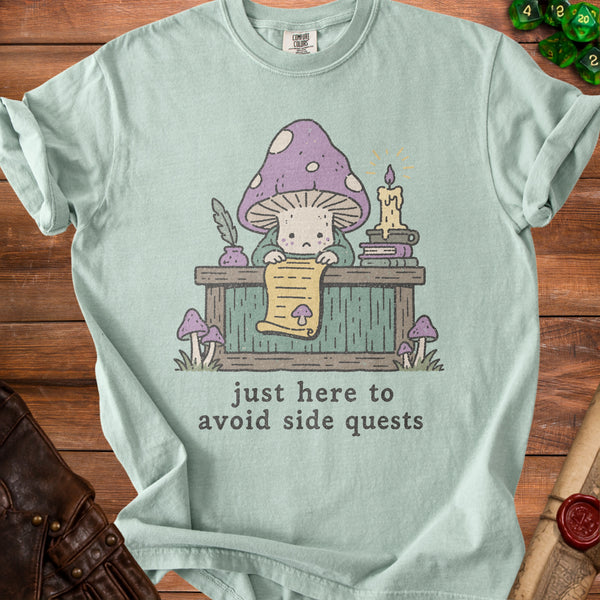 Mushroom Side Quest T-Shirt in Bay