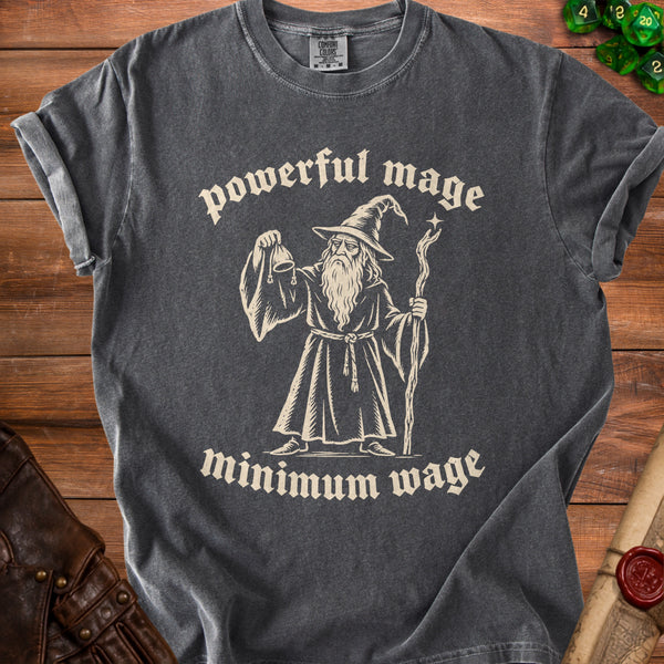 Powerful Mage T-Shirt in Pepper