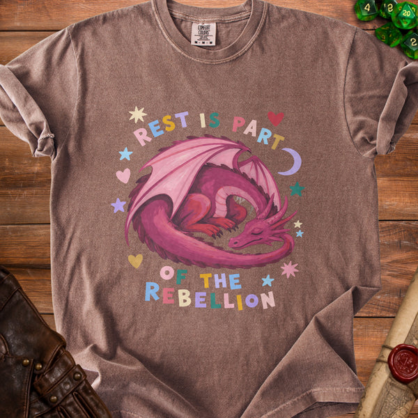 Rest Rebellion T-Shirt in Espresso