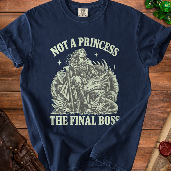 Final Boss T-Shirt in True Navy