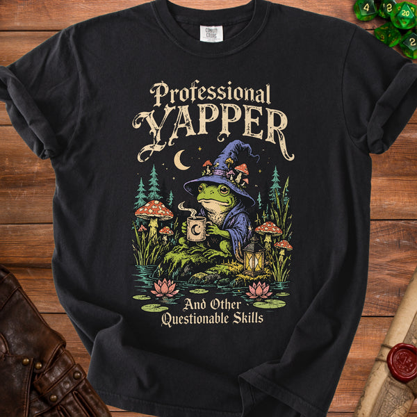 Professional Yapper T-Shirt in Black
