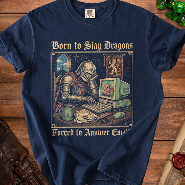 Knight's Email T-Shirt in True Navy