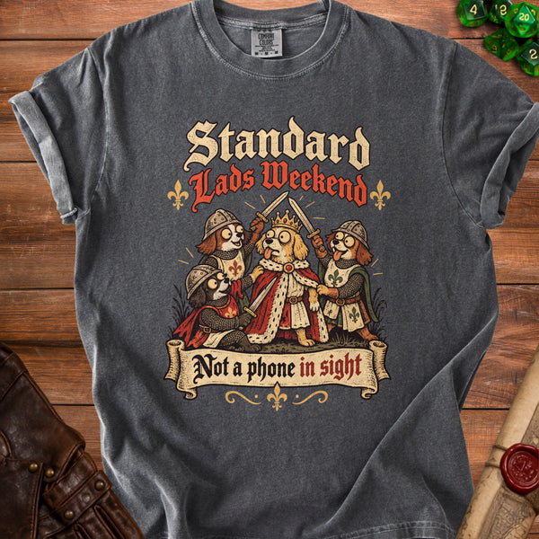 Lads Weekend T-Shirt in Pepper