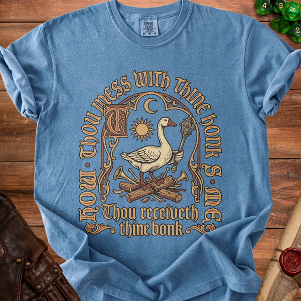 Goose Bonk T-shirt in Blue Jean