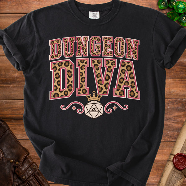 Dungeon Diva T-Shirt in Black