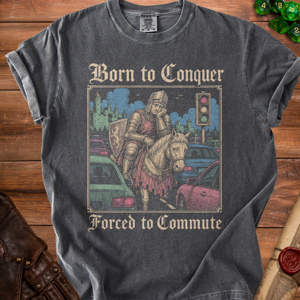 Born to Commute T-Shirt in Pepper