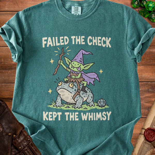 Goblin Whimsy T-Shirt in Blue Spruce
