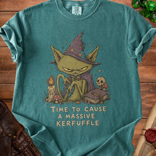 Kerfuffle Witch T-Shirt in Blue Spruce