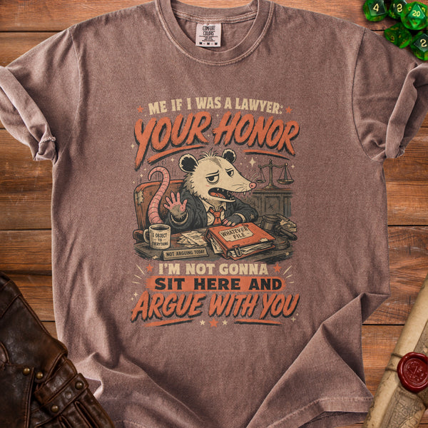 Your Honor T-Shirt in Espresso