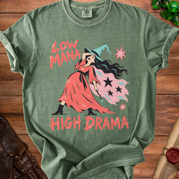 Exhausted Low Mana T-Shirt in Moss