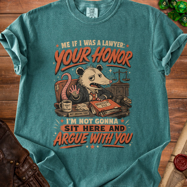Your Honor T-Shirt in Blue Spruce