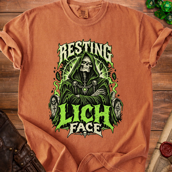 Resting Lich T-Shirt in Yam