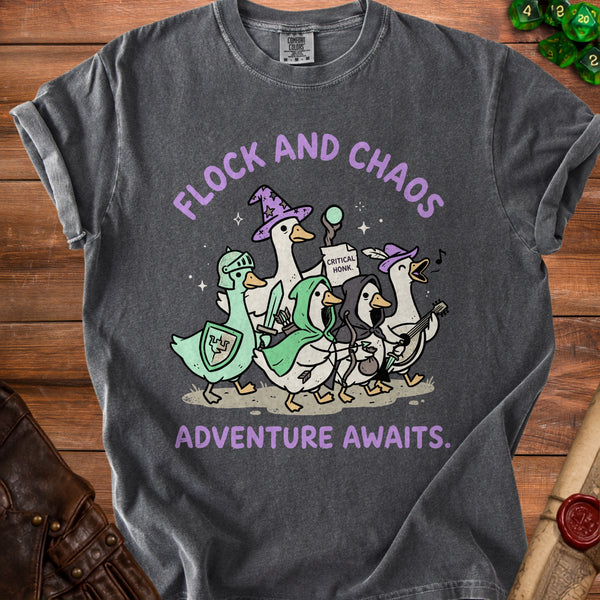 Flock Chaos T-Shirt in Pepper