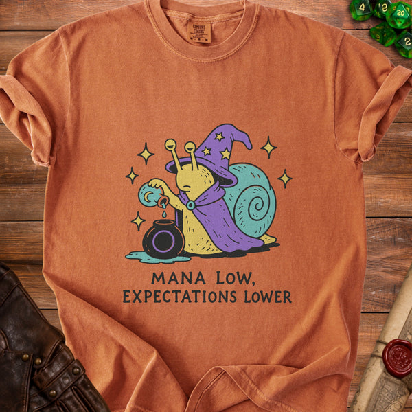 Mana Low Snail T-Shirt in Yam