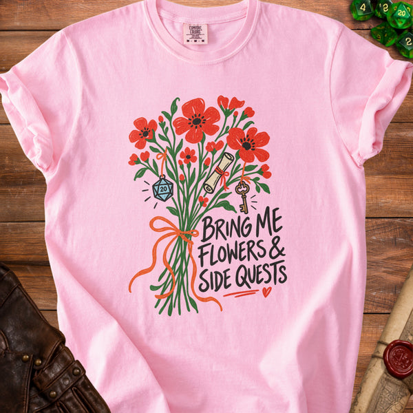 Side Quests T-Shirt in Blossom