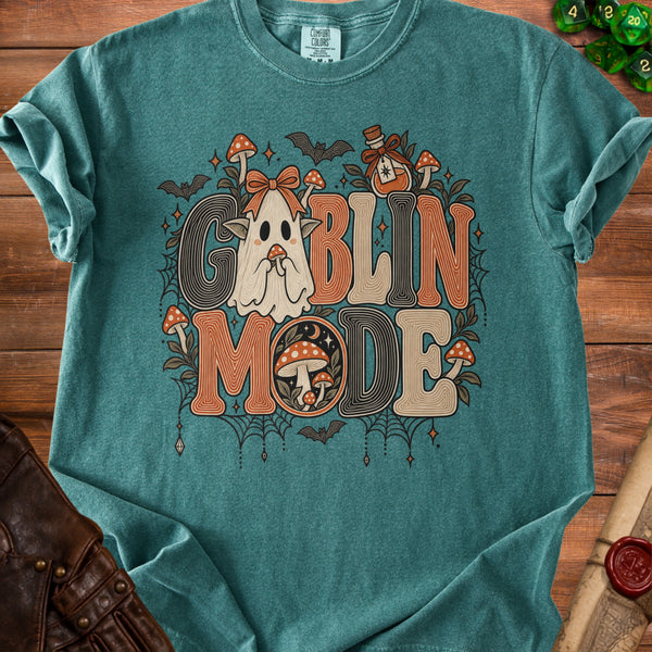 Goblin Mode T-Shirt in Blue Spruce