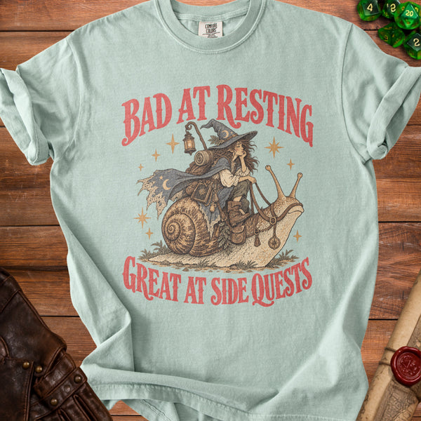 Side Quest T-Shirt in Bay