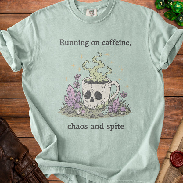 Caffeine Spite T-shirt in Bay