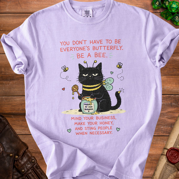 Grumpy Bee T-Shirt in Orchid