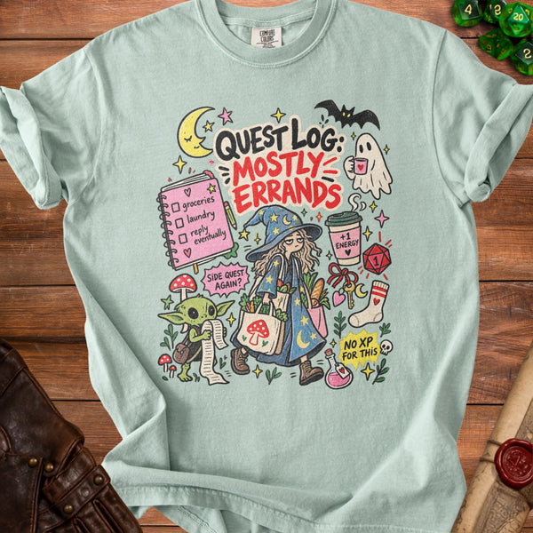 Quest Log T-Shirt in Bay