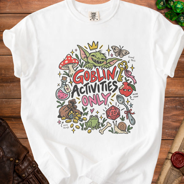 Goblin Activities T-Shirt in White