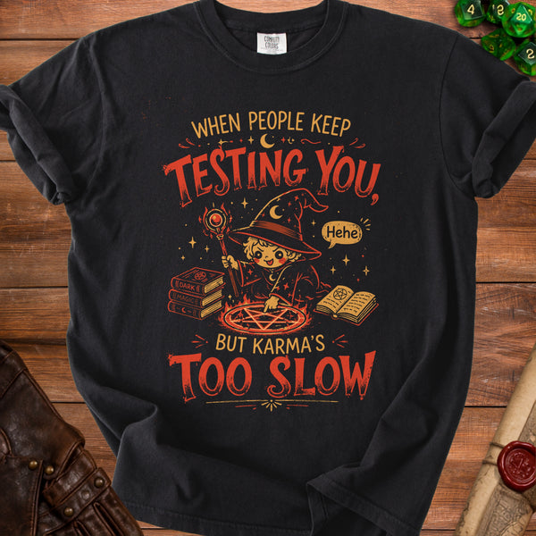 Slow Karma T-Shirt in Black