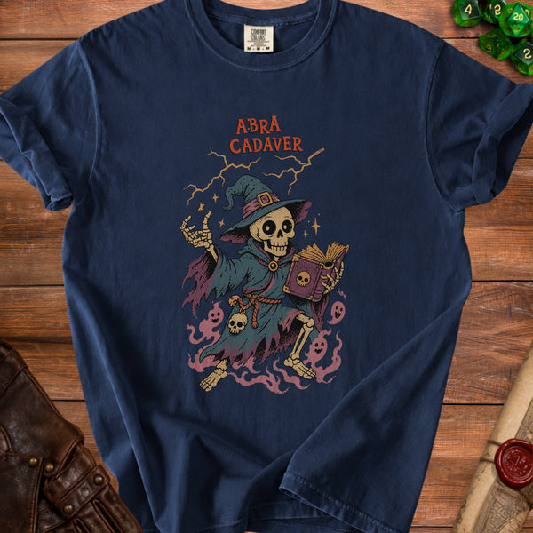 Abra Cadaver T-Shirt in True Navy