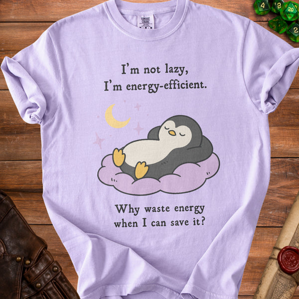 Chill Penguin T-Shirt in Orchid