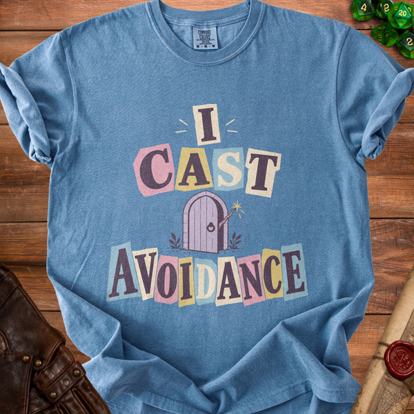 Cast Avoidance T-Shirt in Blue Jean