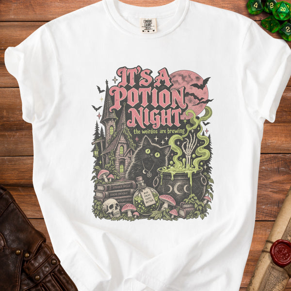 Potion Night T-Shirt in White