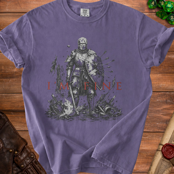 I'm Fine T-Shirt in Grape