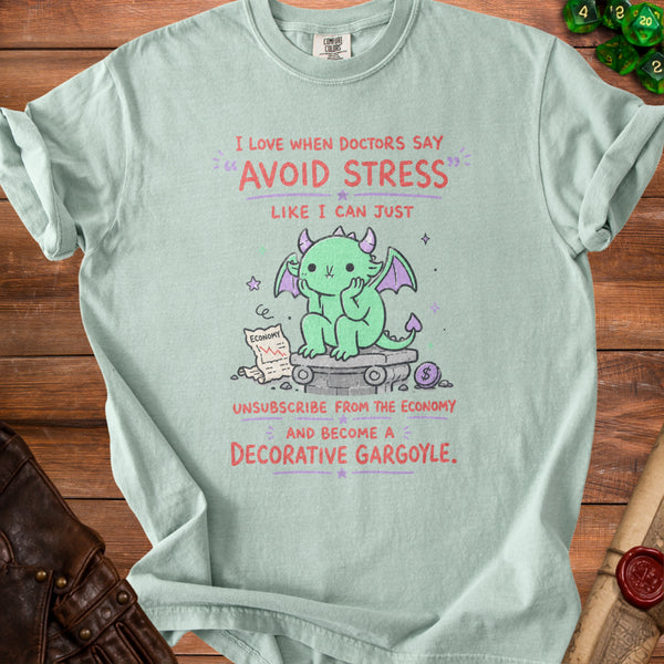Gargoyle Stress T-Shirt in Bay