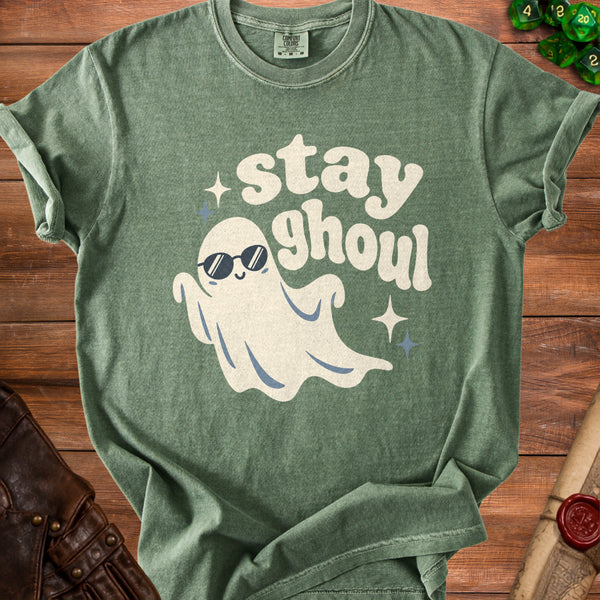 Stay Ghoul T-Shirt in Moss