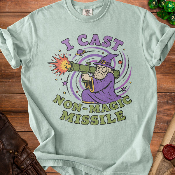 Non-Magic Missile Problem Solved T-Shirt in Bay