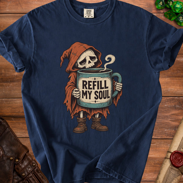 Soul Refill T-Shirt in True Navy