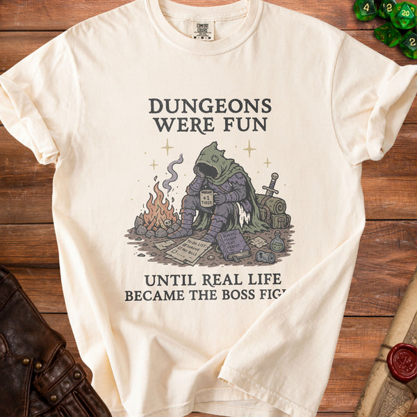 Boss Fight T-Shirt in Ivory