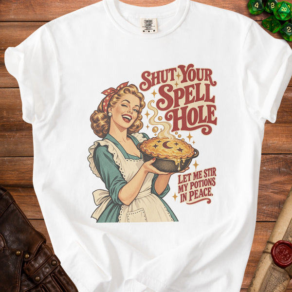 Spell Hole T-shirt in White