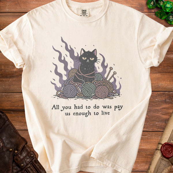Grumpy Cat T-Shirt in Ivory