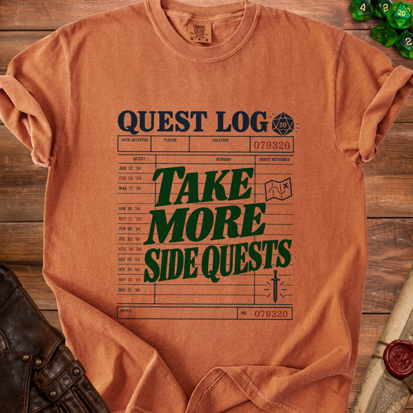Side Quests T-Shirt in Yam