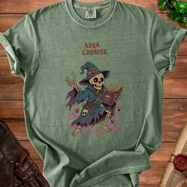 Abra Cadaver T-Shirt in Moss