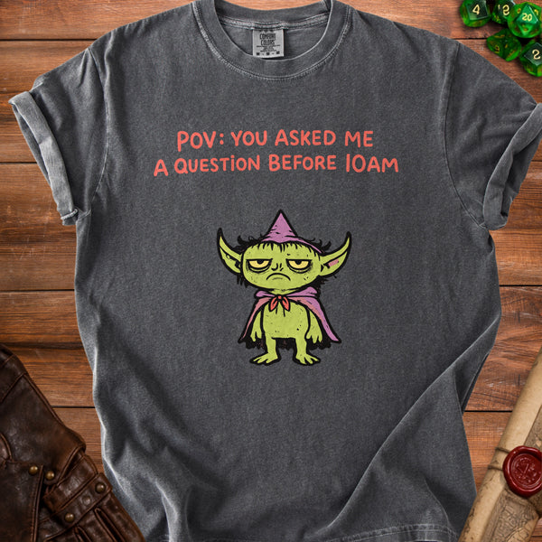 10 AM Mood T-Shirt in Pepper