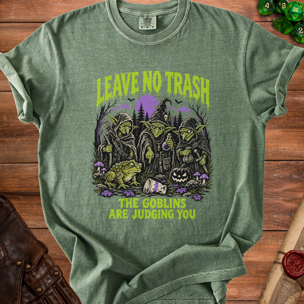 Judging Goblins T-Shirt in Moss