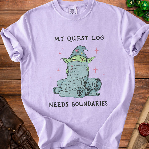 Quest Log T-shirt in Orchid